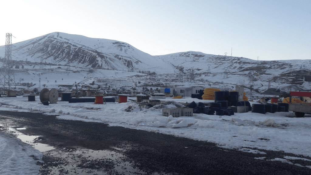 Muş Asunim Enerji GES Şantiyesi